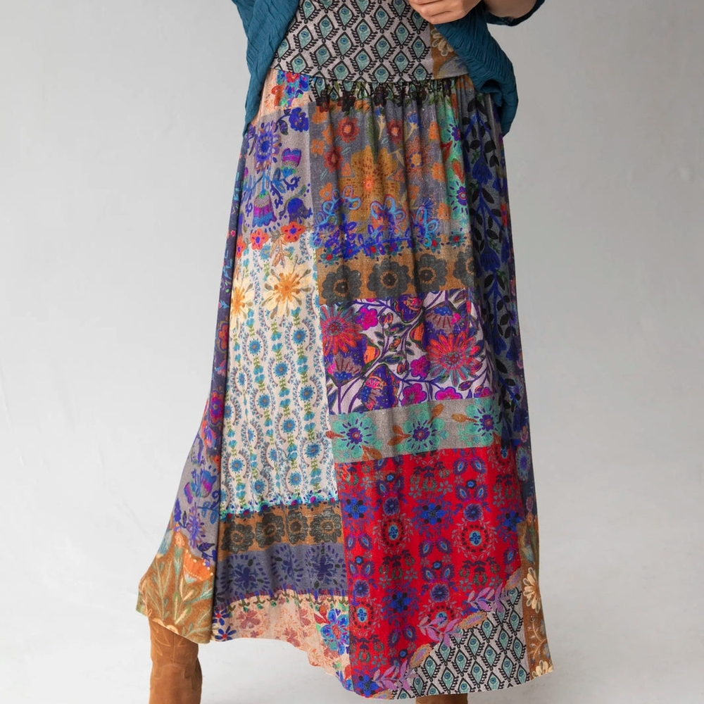 Natural Life Live-In-It Knit "ButterSoft" Maxi Skirt Large NWOT.